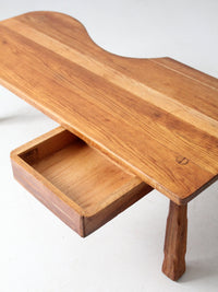 mid-century Ranch Oak coffee table