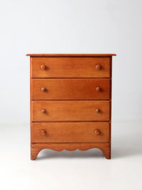 vintage wood chest of drawers