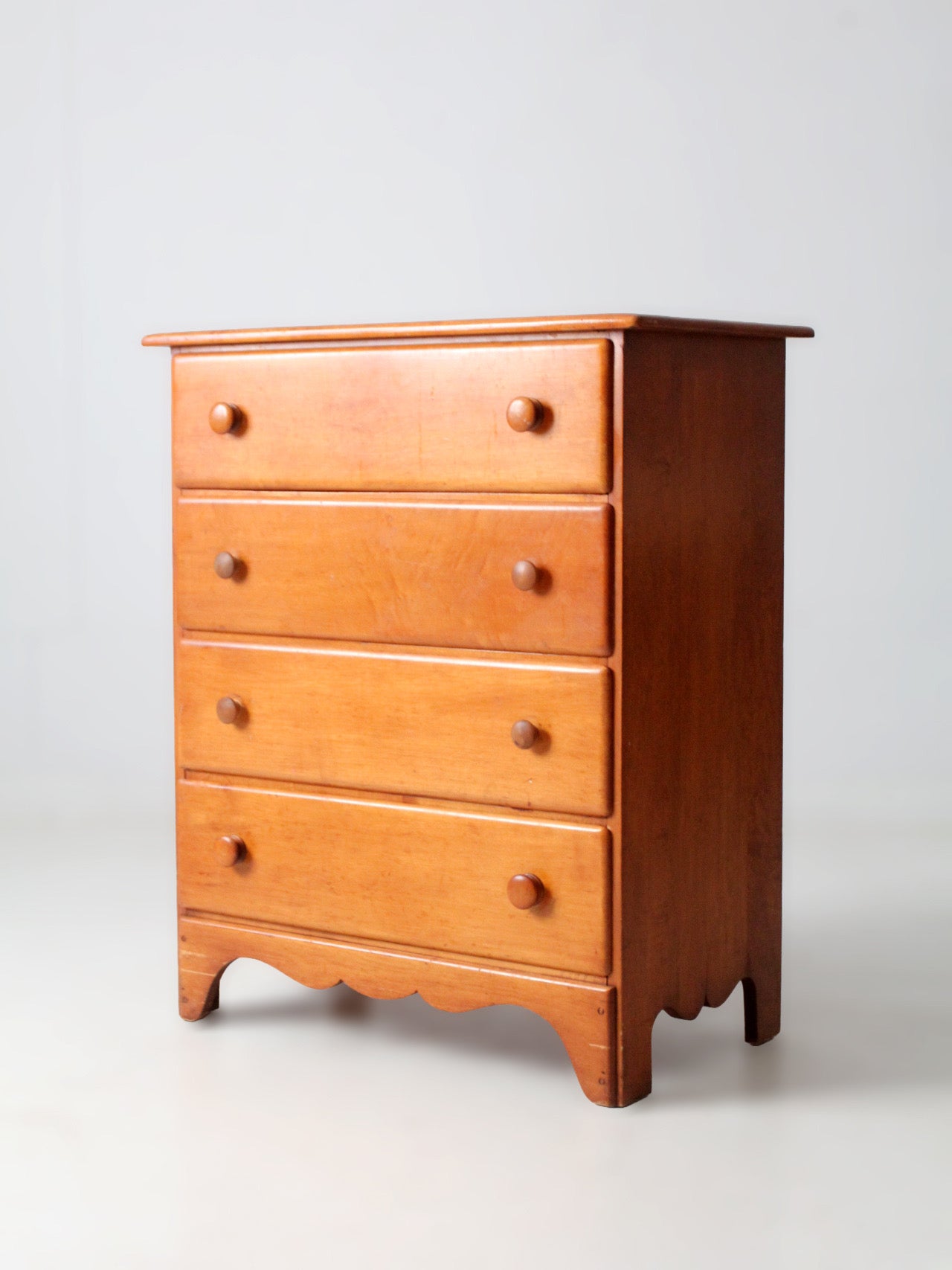 vintage wood chest of drawers