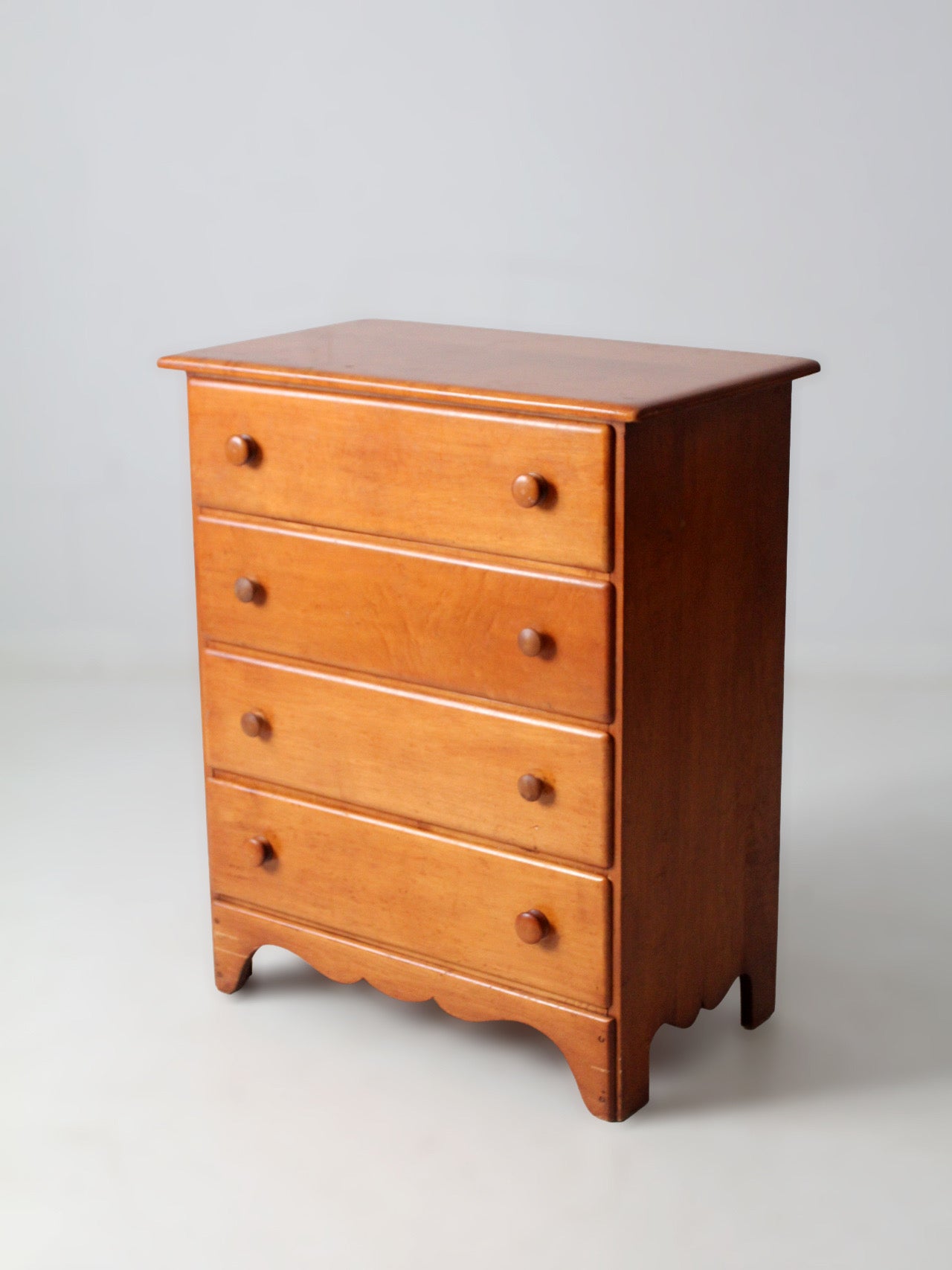 vintage wood chest of drawers