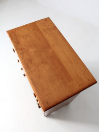 vintage wood chest of drawers