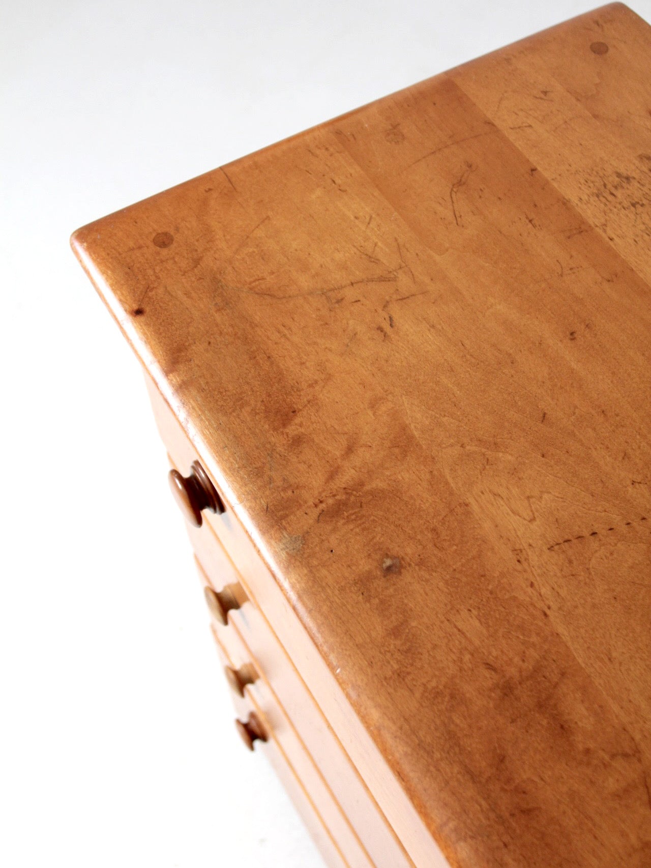 vintage wood chest of drawers