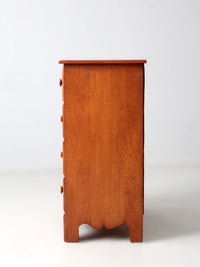 vintage wood chest of drawers