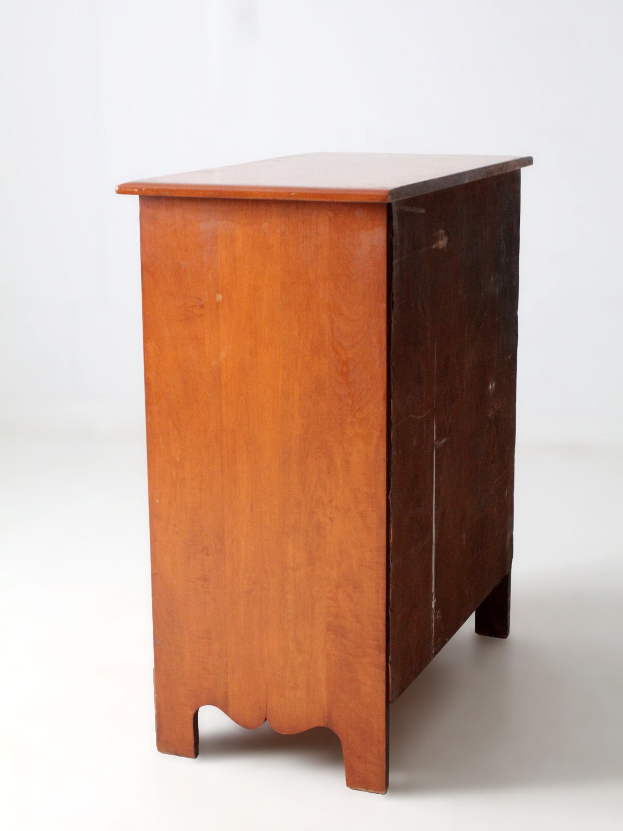 vintage wood chest of drawers