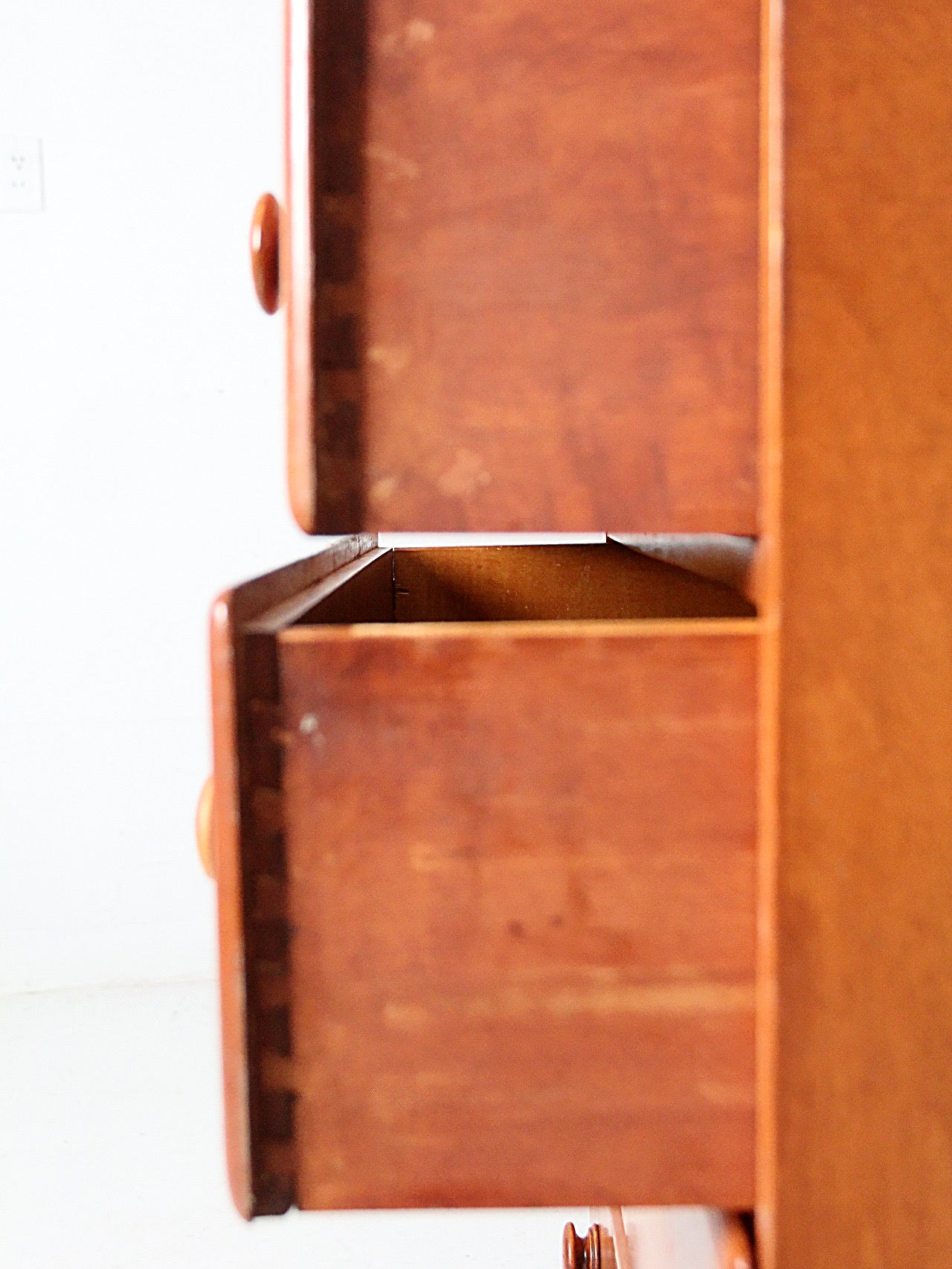 vintage wood chest of drawers