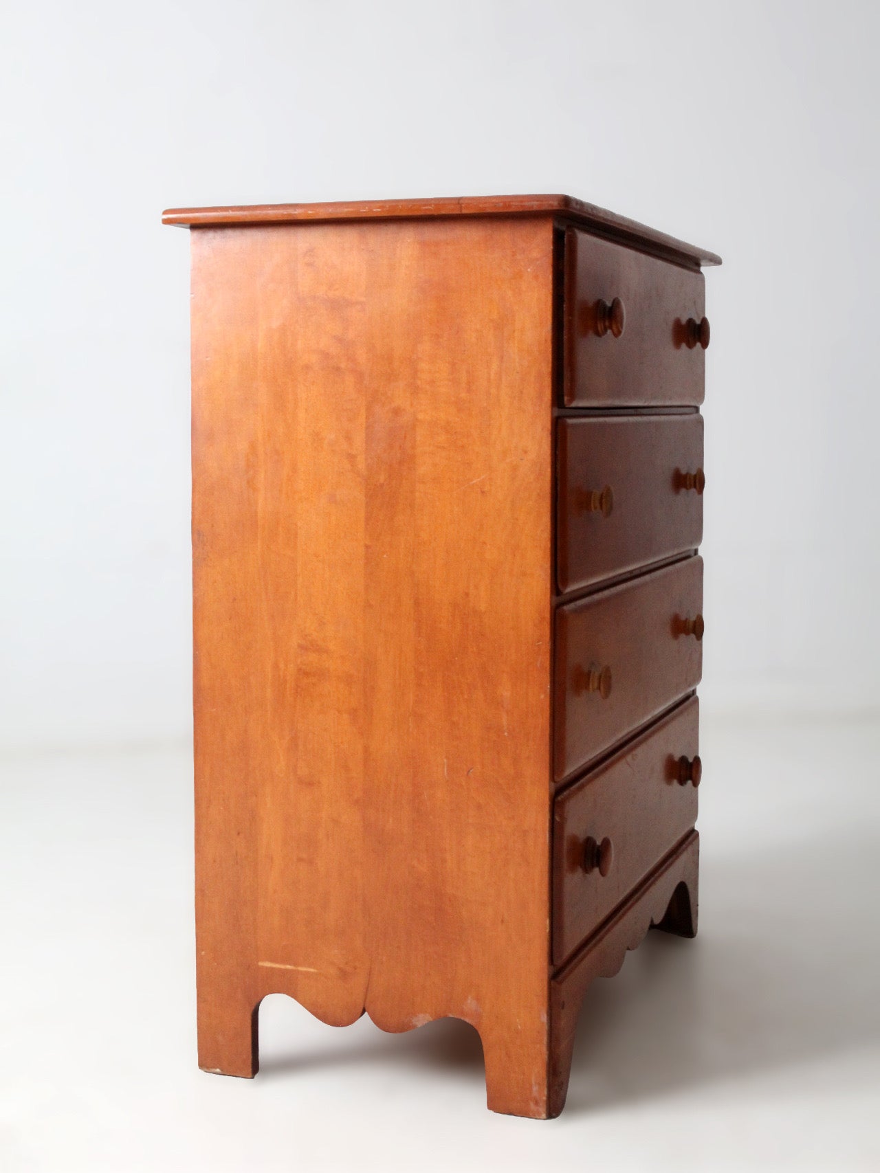 vintage wood chest of drawers