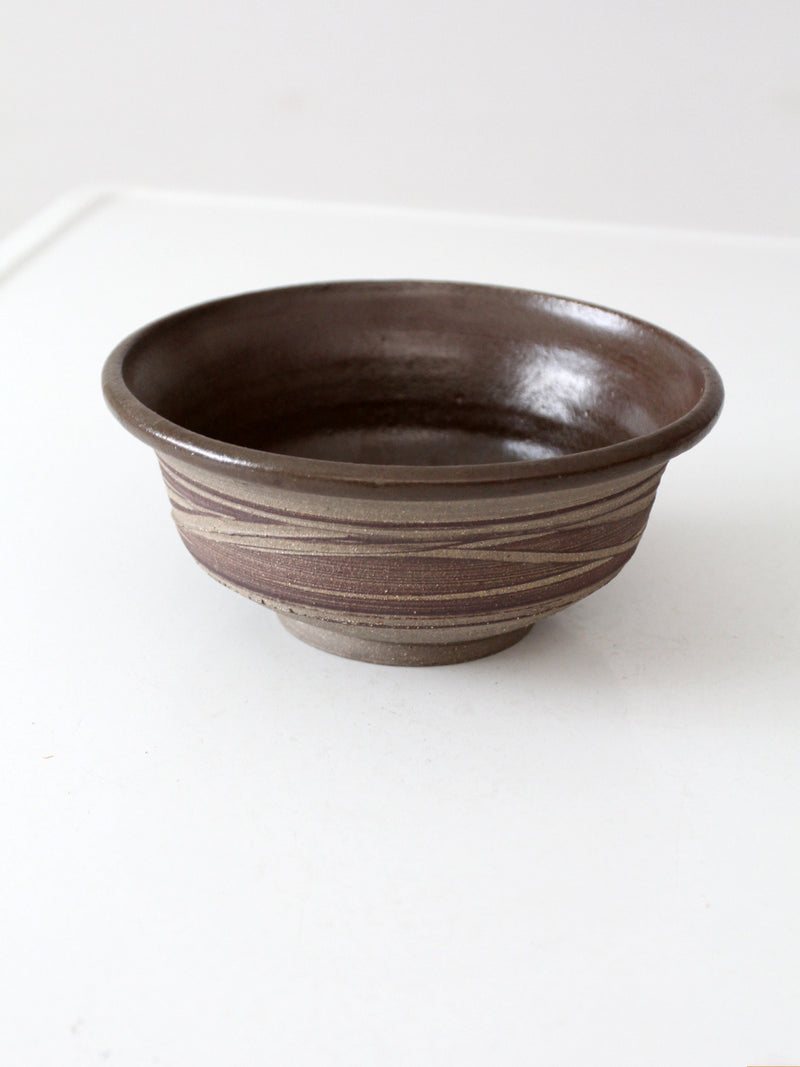 vintage studio pottery bowl
