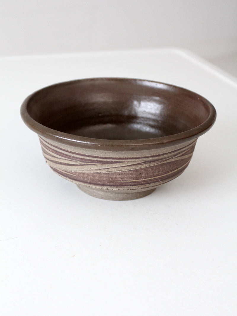 vintage studio pottery bowl