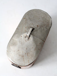 antique copper lidded wash tub