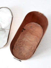 antique copper lidded wash tub