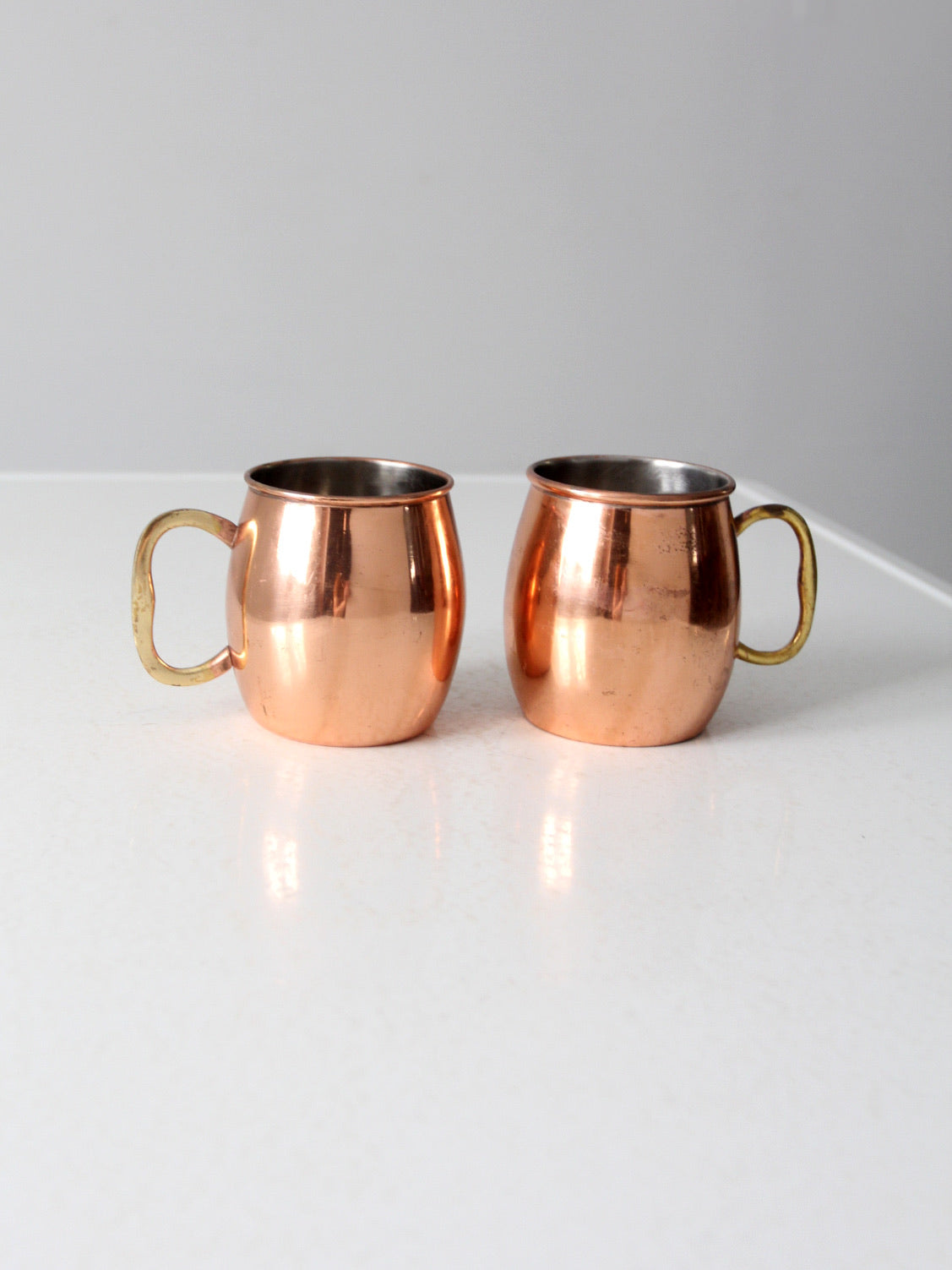 vintage Godinger copper mugs pair – 86 Vintage