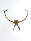 antique brass wall mount ice block tongs