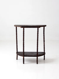 antique primitive folk art spool table