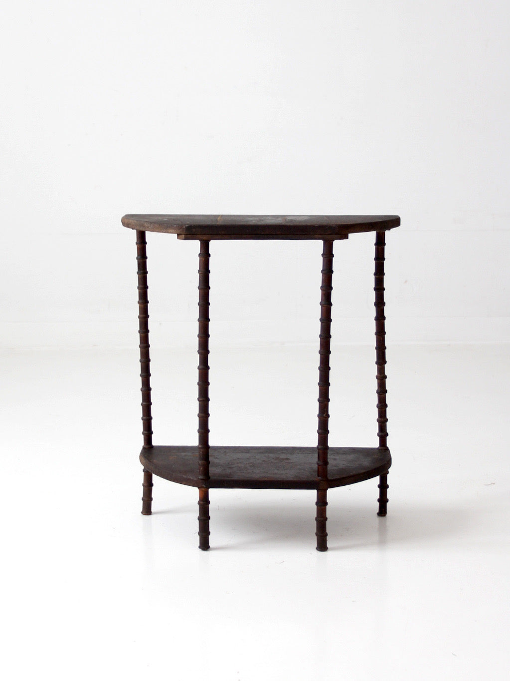 antique primitive folk art spool table