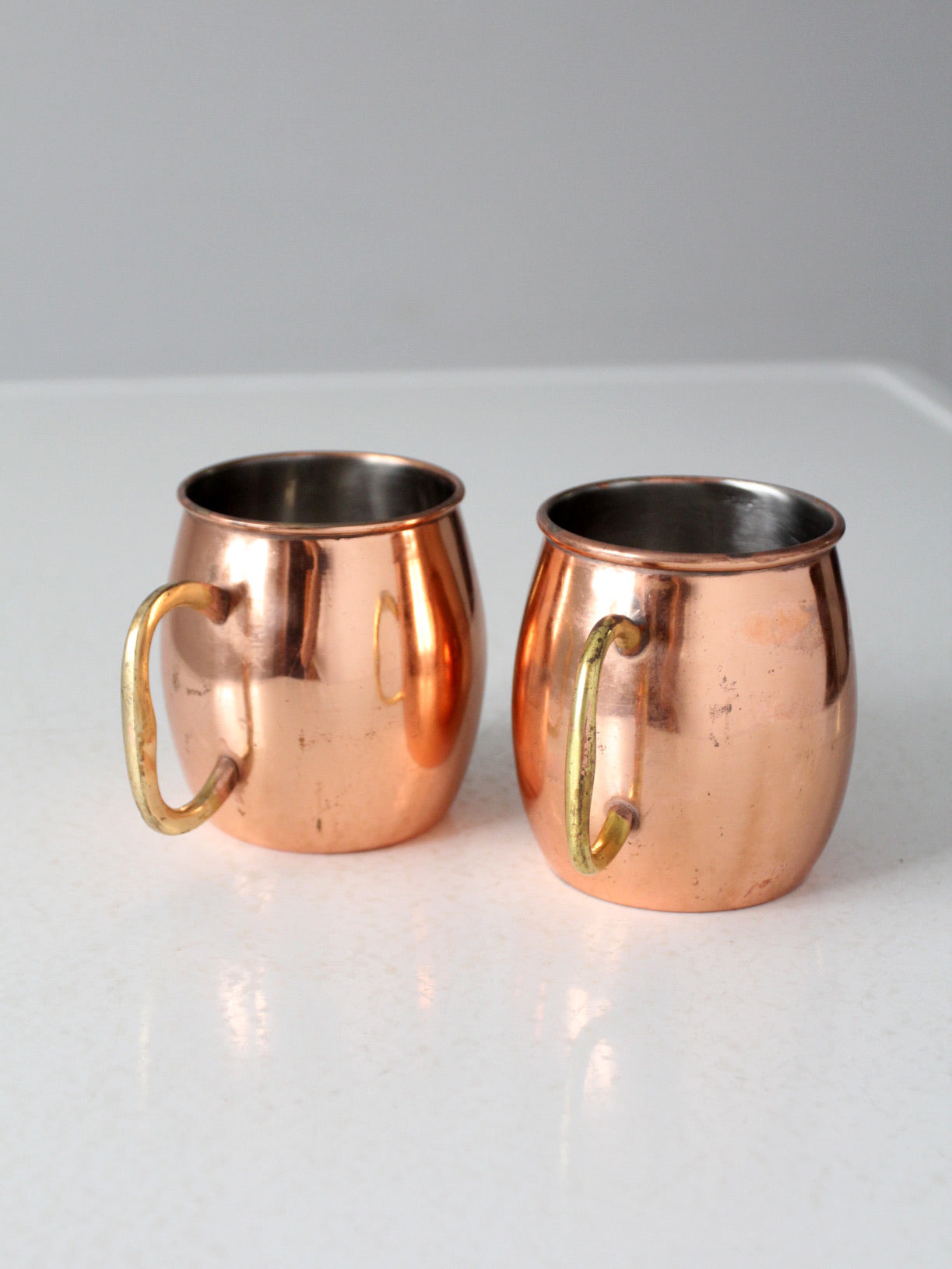 vintage Godinger copper mugs pair – 86 Vintage