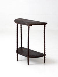 antique primitive folk art spool table