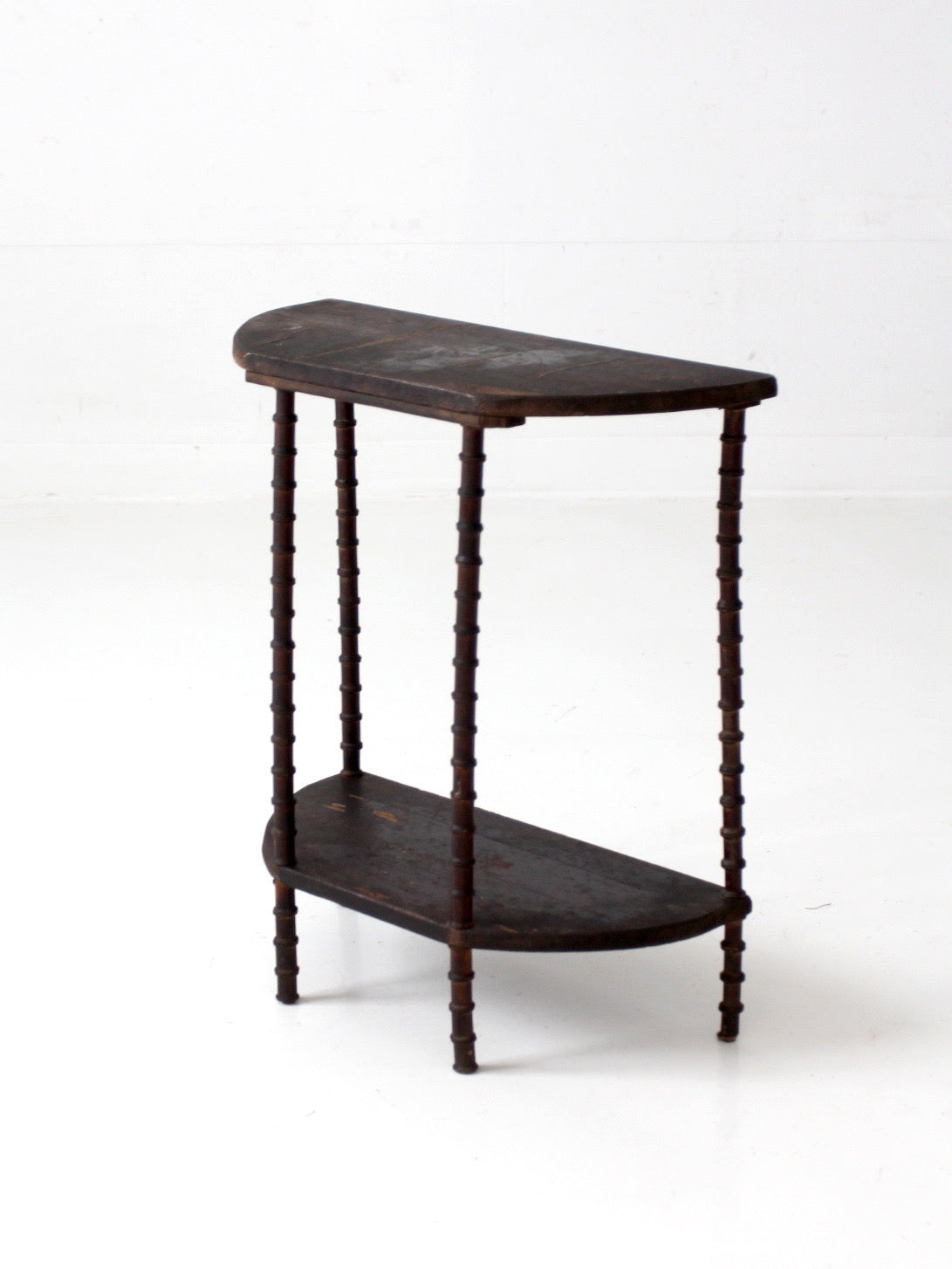antique primitive folk art spool table