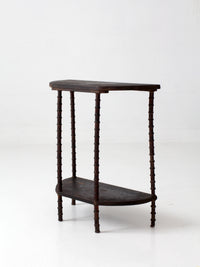 antique primitive folk art spool table