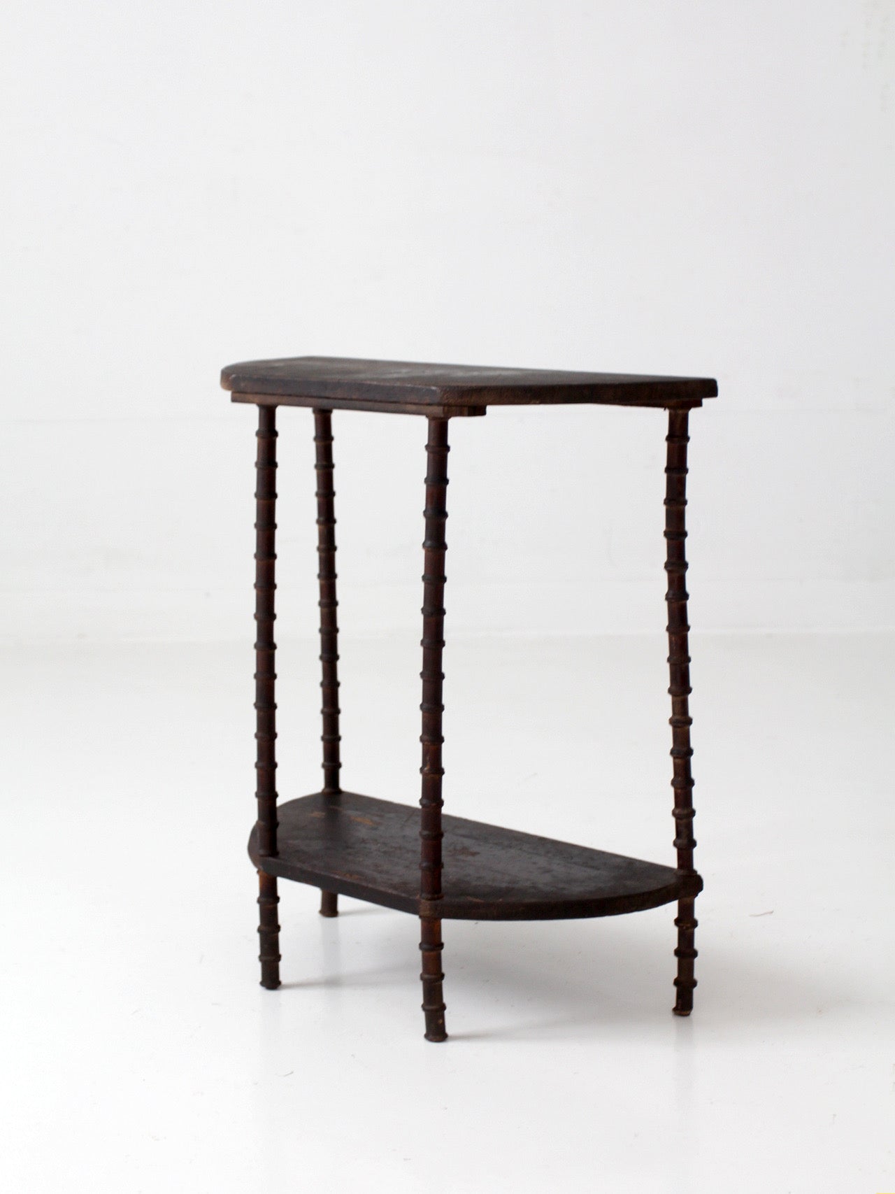 antique primitive folk art spool table