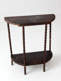 antique primitive folk art spool table