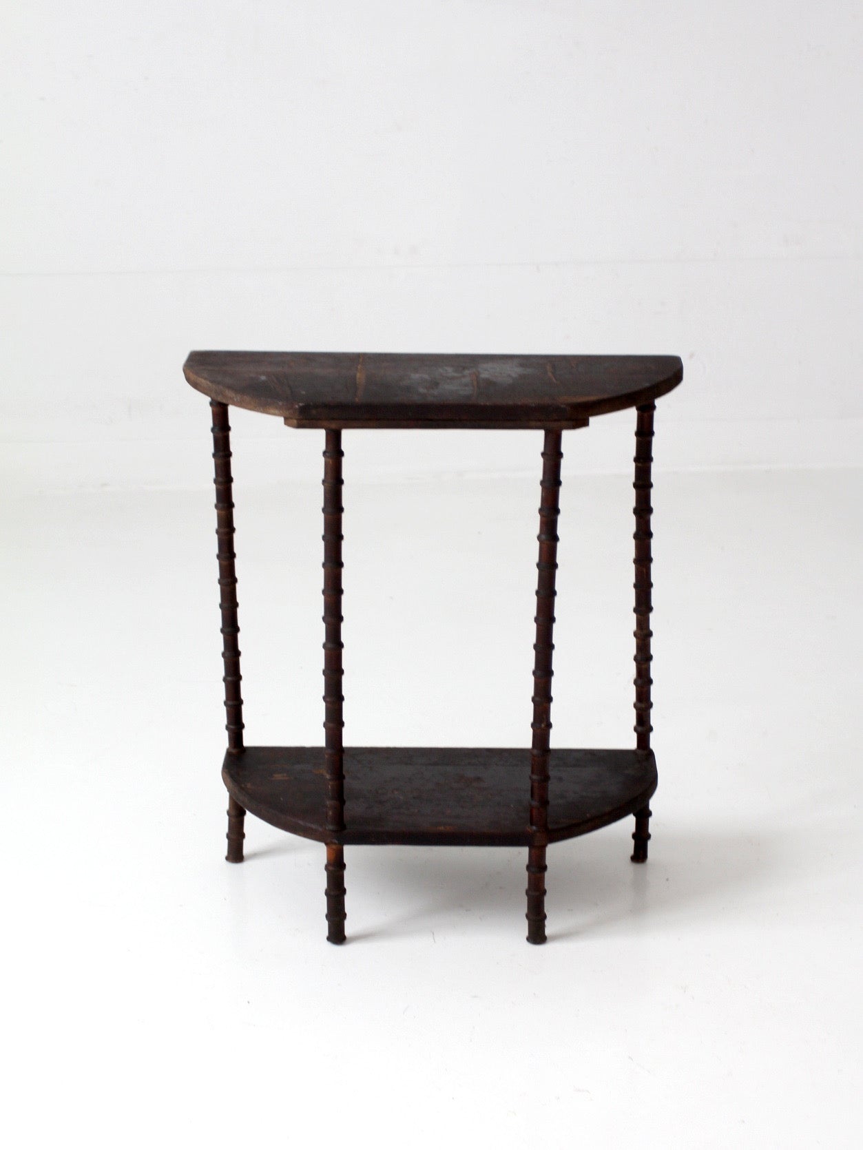 antique primitive folk art spool table
