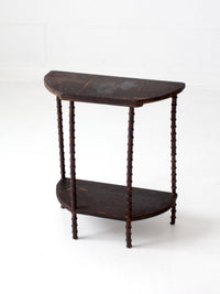 antique primitive folk art spool table