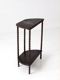 antique primitive folk art spool table