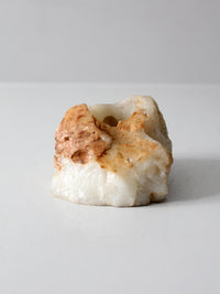 vintage onyx stone candle holder