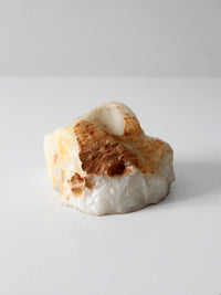 vintage onyx stone candle holder