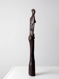 mid-century sculpture woman with child