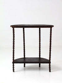 antique primitive folk art spool table