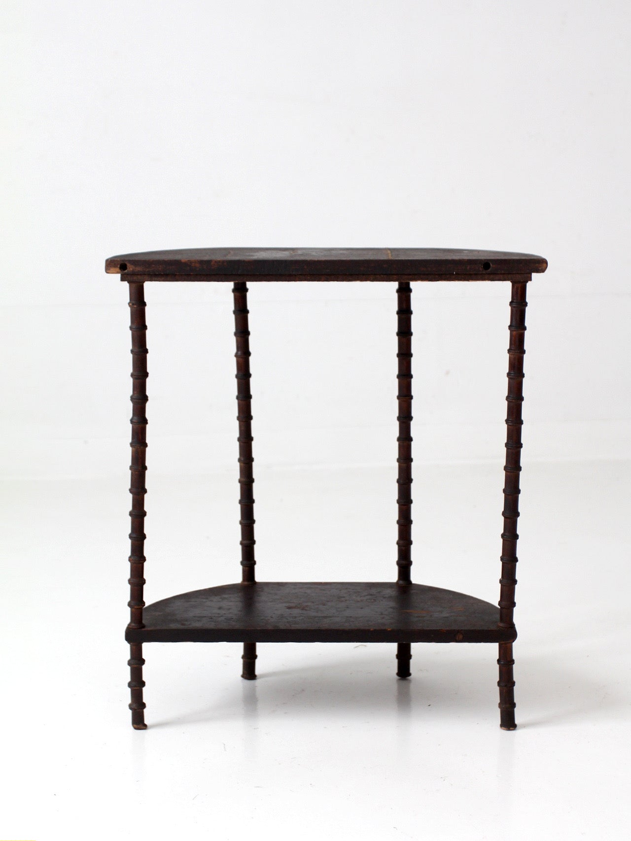 antique primitive folk art spool table