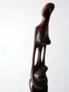 mid-century sculpture woman with child