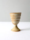 vintage studio pottery chalice