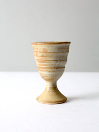 vintage studio pottery chalice