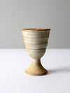 vintage studio pottery chalice