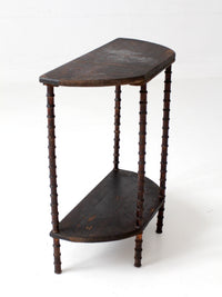 antique primitive folk art spool table