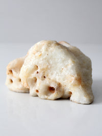 vintage onyx stone candle holder