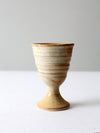vintage studio pottery chalice