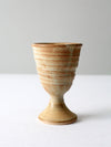 vintage studio pottery chalice