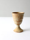 vintage studio pottery chalice