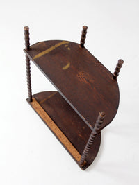 antique primitive folk art spool table