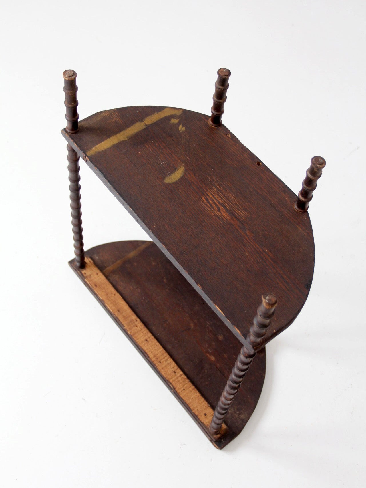 antique primitive folk art spool table