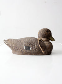 vintage JC Higgins mallard duck decoy