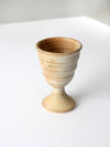 vintage studio pottery chalice