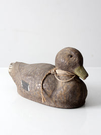 vintage JC Higgins mallard duck decoy