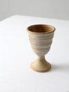 vintage studio pottery chalice