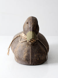 vintage JC Higgins mallard duck decoy