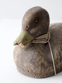 vintage JC Higgins mallard duck decoy