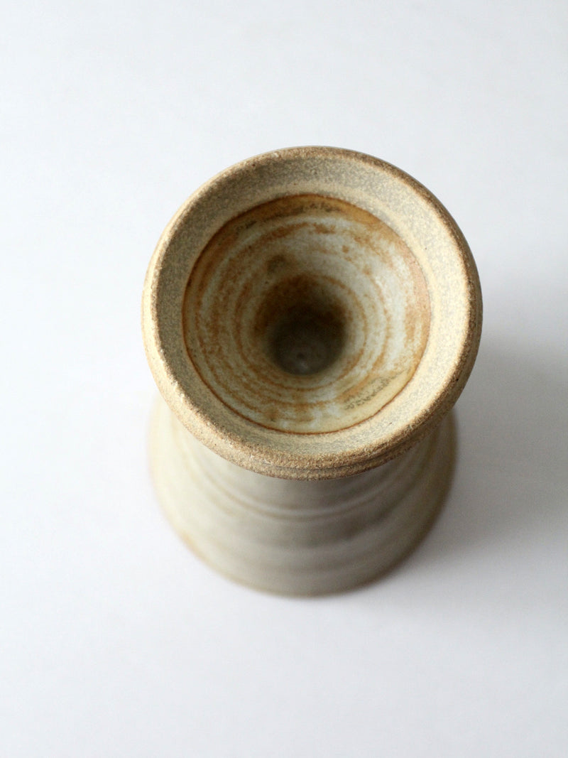 vintage studio pottery chalice